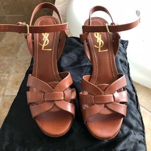 YSL Tribute 75 Sandals, size 35